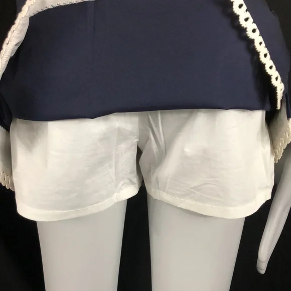 Lilly Pulitzer Navy Blue w/White Trim Skort Size 0 - Picture 5 of 12